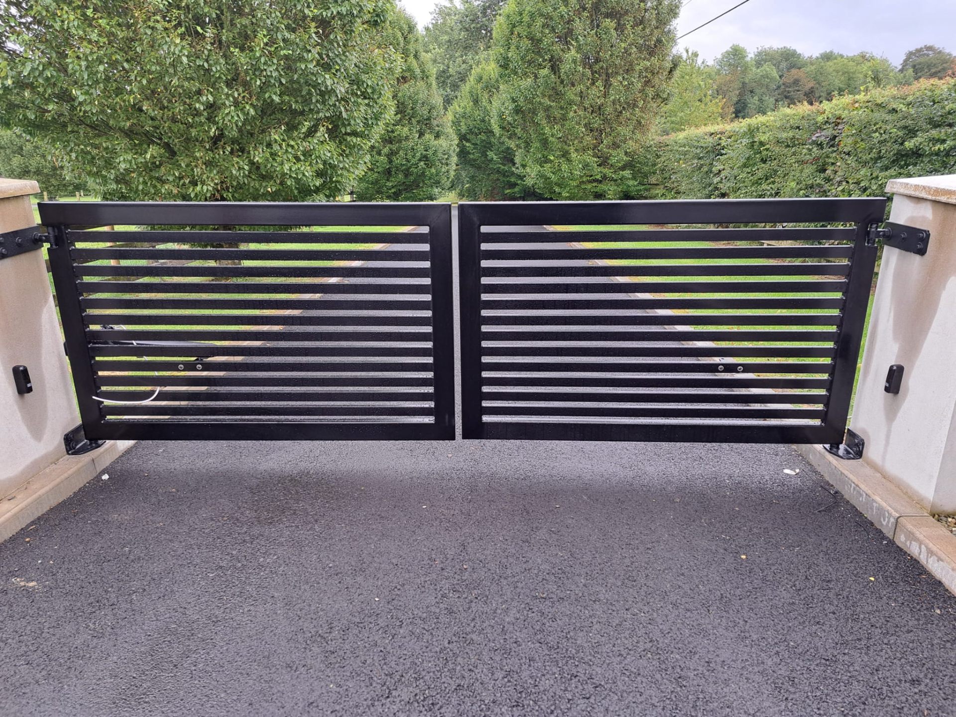 Slatted Driveway Gates