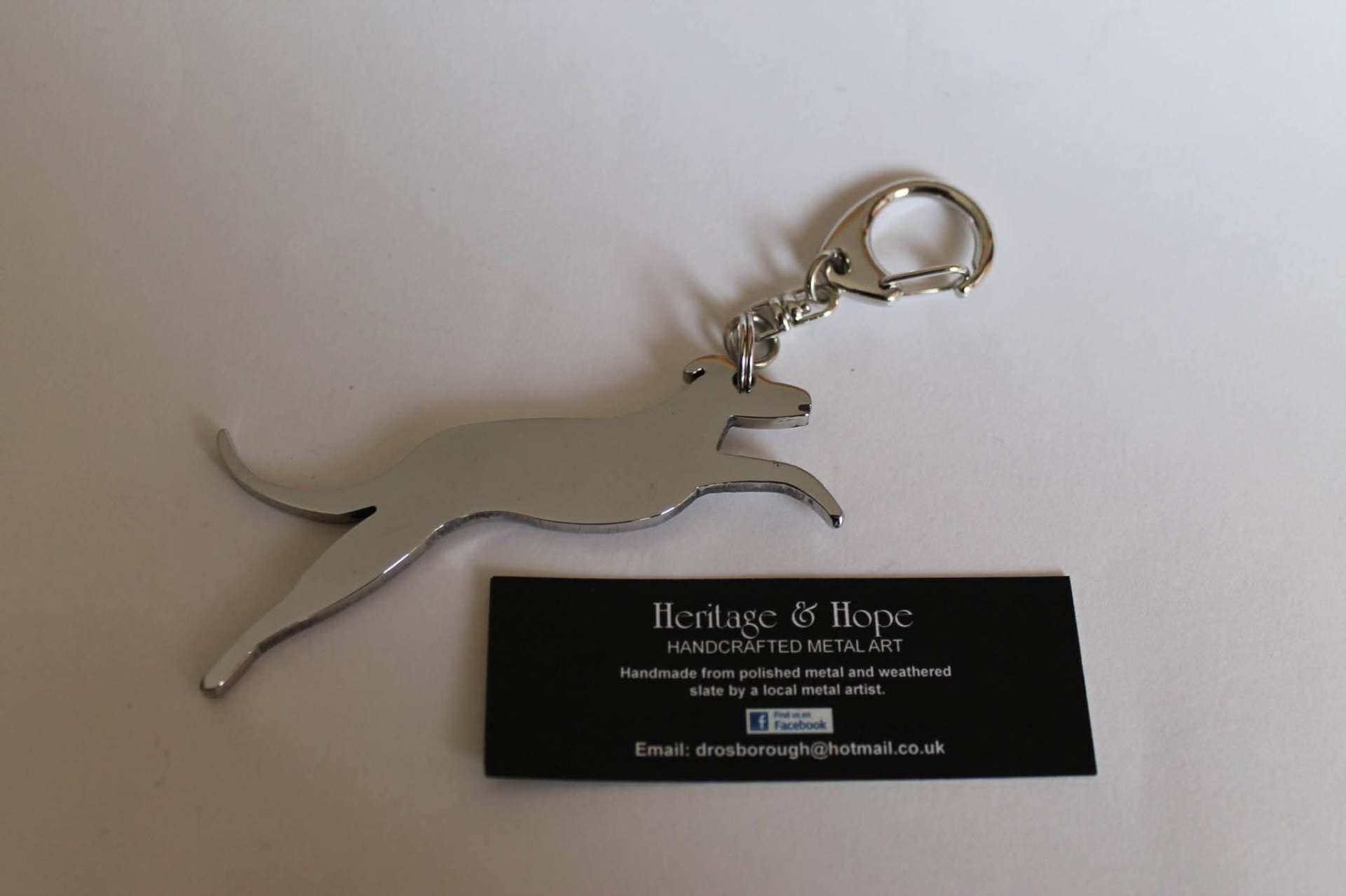 Greyhound Keyring